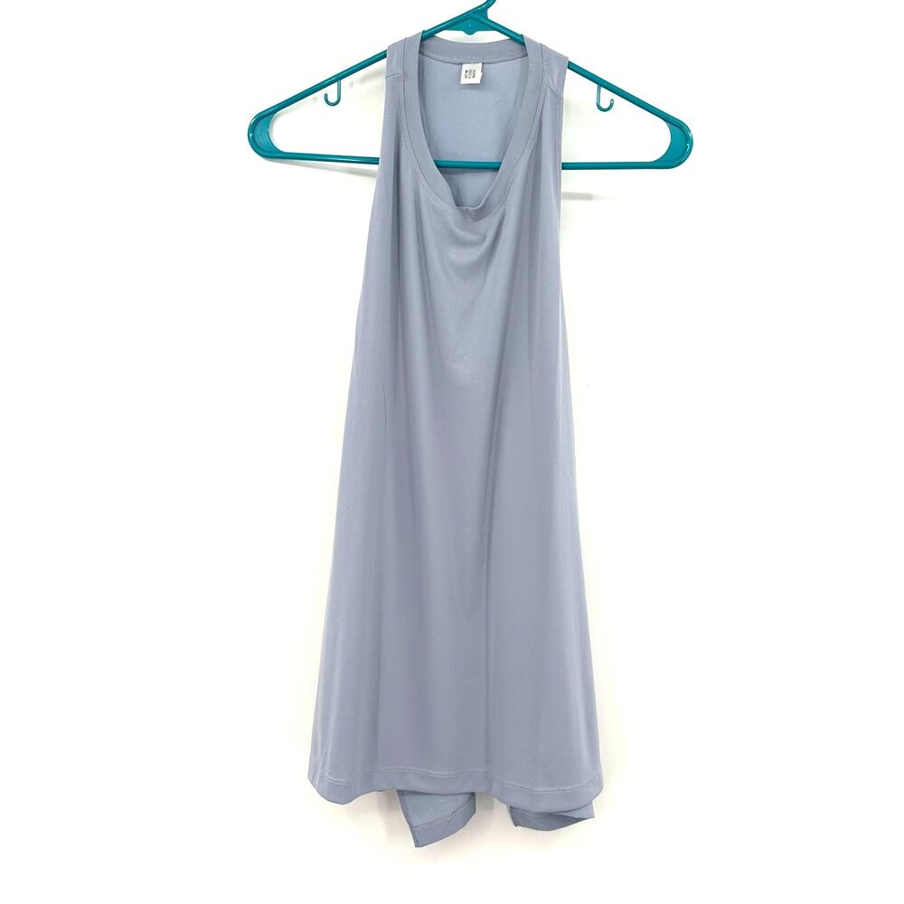 Reebok Size XL Tunic Gray Sleeveless‎ Racerback Flowy Athleisure Yoga Activewear